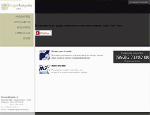 Tablet Screenshot of encajesmargarita.cl